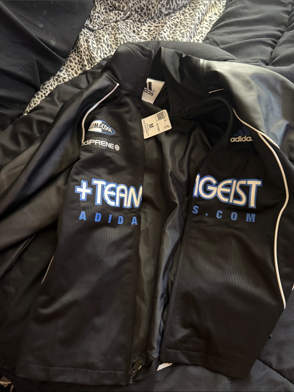 Adidas womens Black Teamgeist Lightweight Jacket
